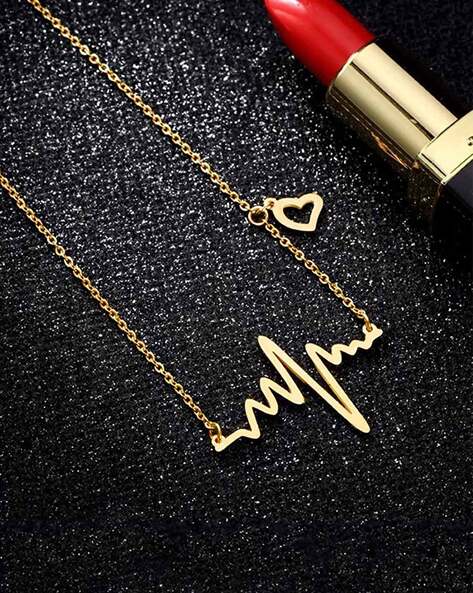 Buy Rose Gold Necklaces & Pendants for Women by Kairangi by Yellow