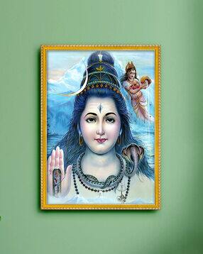 999store Lord Shiva Photo Painting with Frame-picture-36