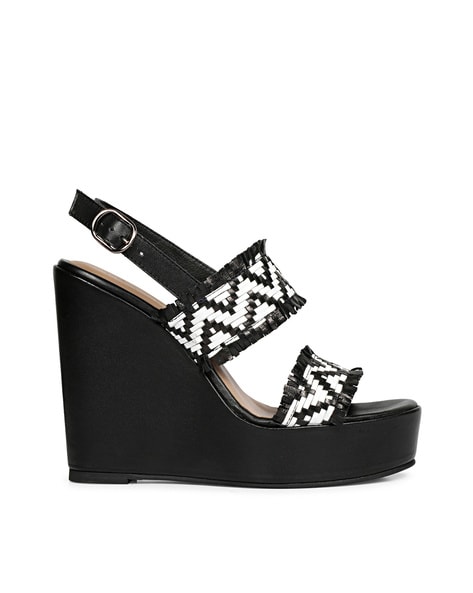 Womens black discount wedges closed toe