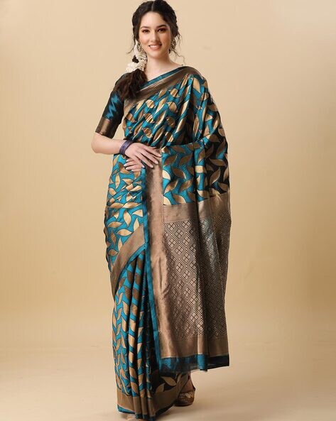 Buy Blue Sarees for Women by Ethnic Junction Online