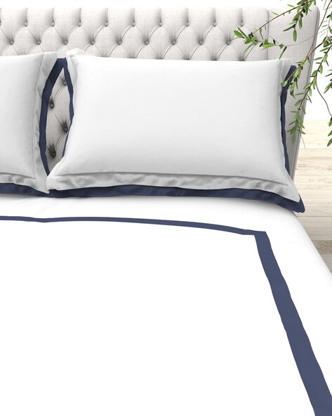 Buy 100% Cotton Double Bedsheets Online – The White Moss