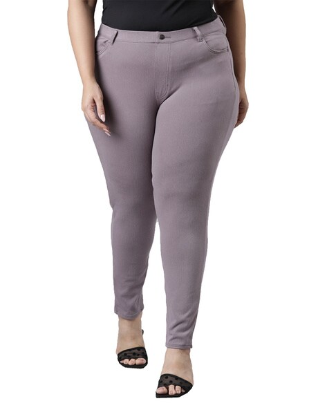 Buy Purples Jeans & Jeggings for Women by GO COLORS Online