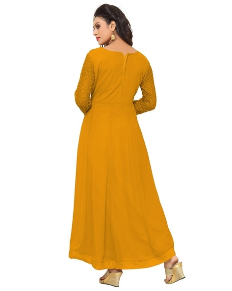 Moroccan Inspired Yellow Chiffon Yellow Party Wear Dress For Women Elegant  V Neck, Long Vestidos With Solid Color, Perfect For Prom And Special  Occasions In India From Xanderyoung21, $39.3 | DHgate.Com