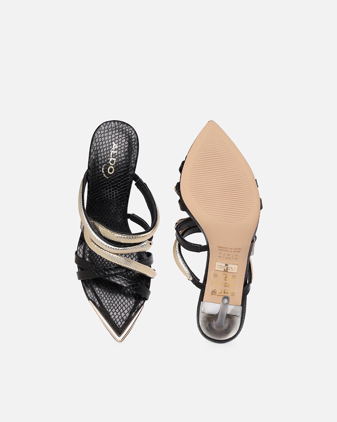 Hilde Gold Women's Strappy sandals | ALDO US