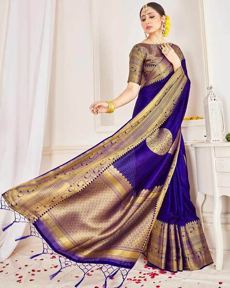 Purple Gold Godet Lehenga Set | Lehenga, Indian ethnic wear, Purple