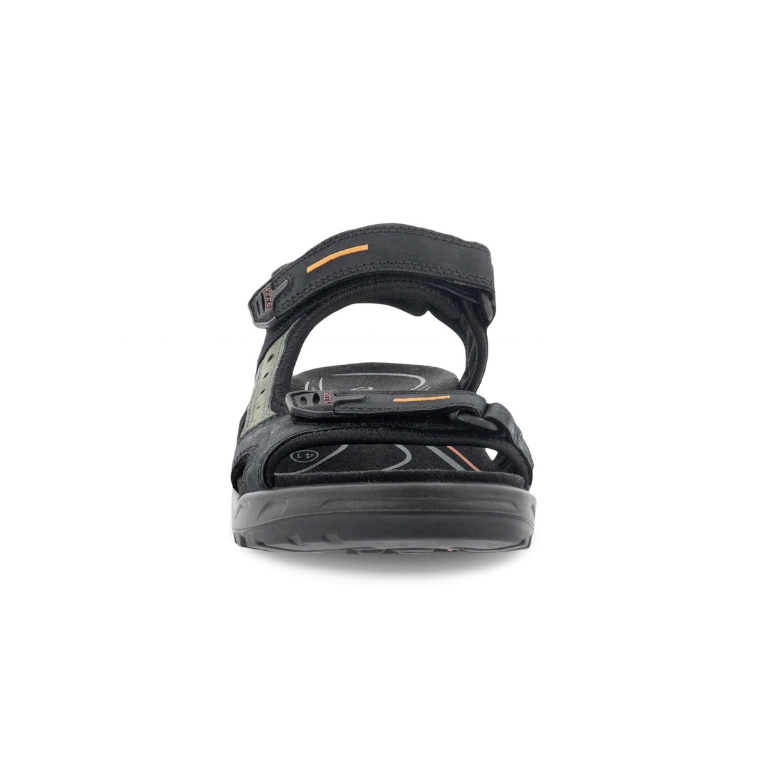 Grey ECCO Mens Exowrap Velcro Sandals - Get The Label