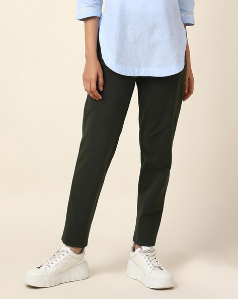 Buy Indigo Trousers & Pants for Women by Fabindia Online | Ajio.com