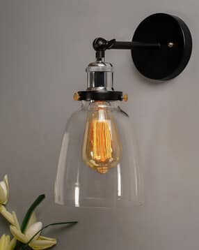 Industrial Glass Bell Wall Lamp-image-5