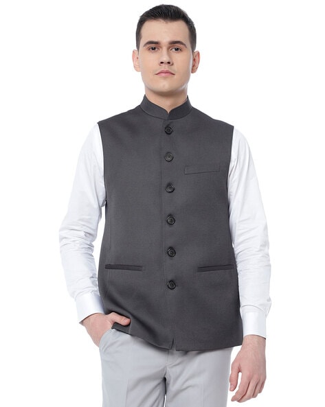 Jade blue 2025 nehru jacket