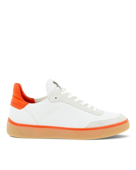 Ecco white clearance sneakers mens