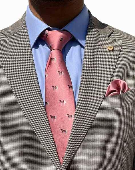 Buy Pink Ties for Men by I DOTE Online