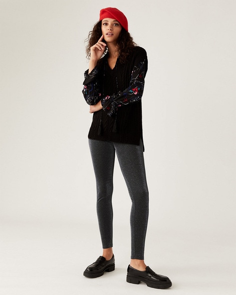 Marks & Spencer Solid Leggings