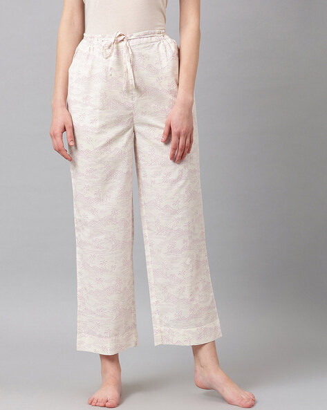 Buy Fabindia Cotton Nagari Striped Casual Pants online
