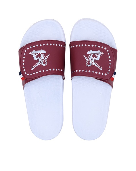 Buy Maroon Flip Flop Slippers for Men by SHOEME Online Ajio