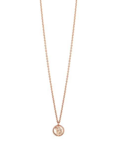 Luxe Nugget Diamond Necklace in Yellow and Rose Gold | Malleable Jewellers