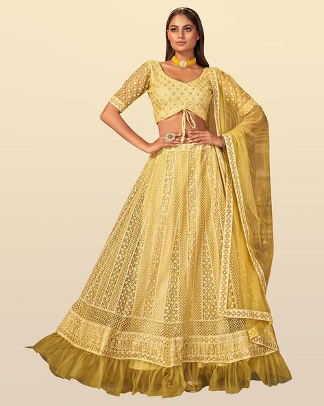 Yellow Lehenga – Adhya Shree