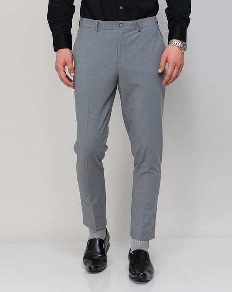 Buy Code by LifestyleLight Blue Super Slim Fit Texture Trousers for Mens  Online @ Tata CLiQ