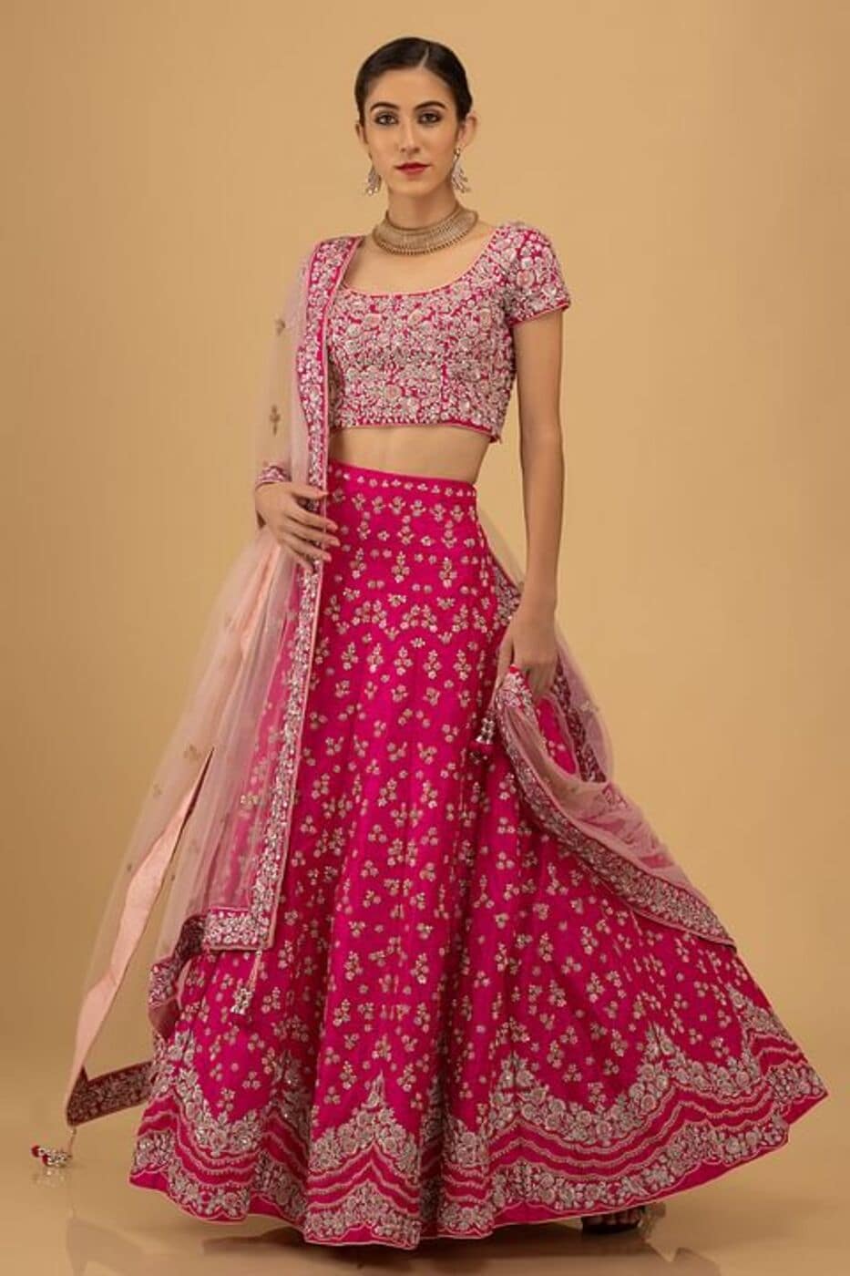 Buy Pink Lehenga Choli Sets for Women by ESTELA Online | Ajio.com