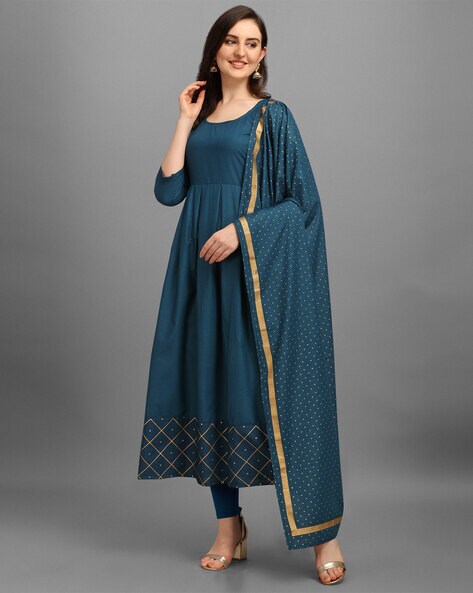 Buy Teal Kurtis & Tunics for Women by ESTELA Online