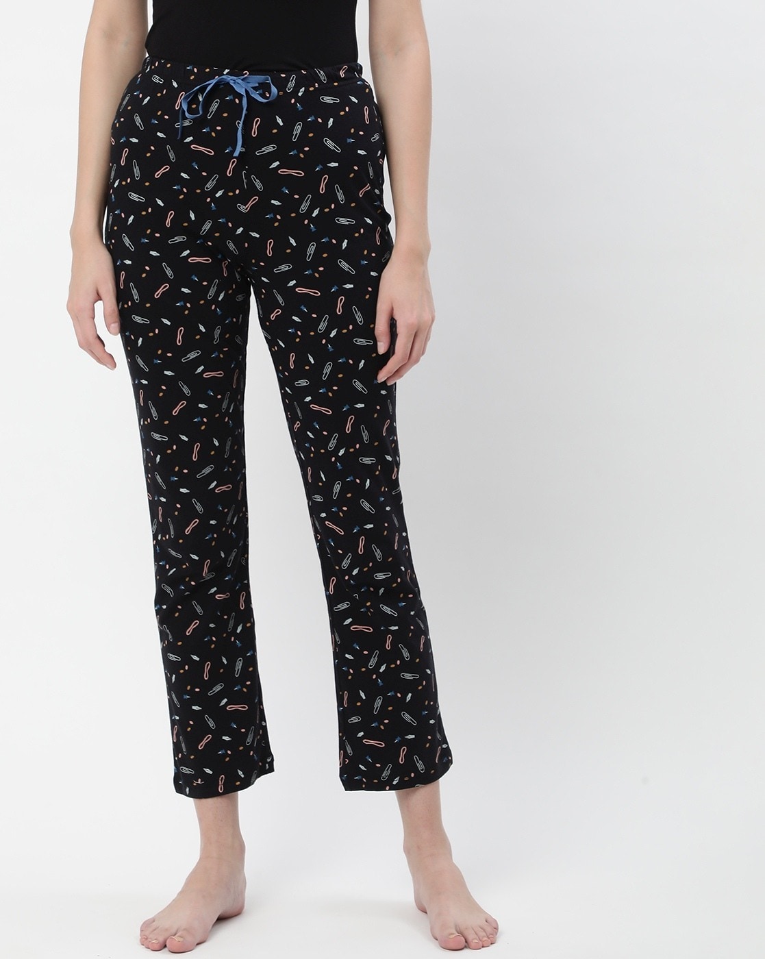 Printed Pyjamas with Drawstring Waist