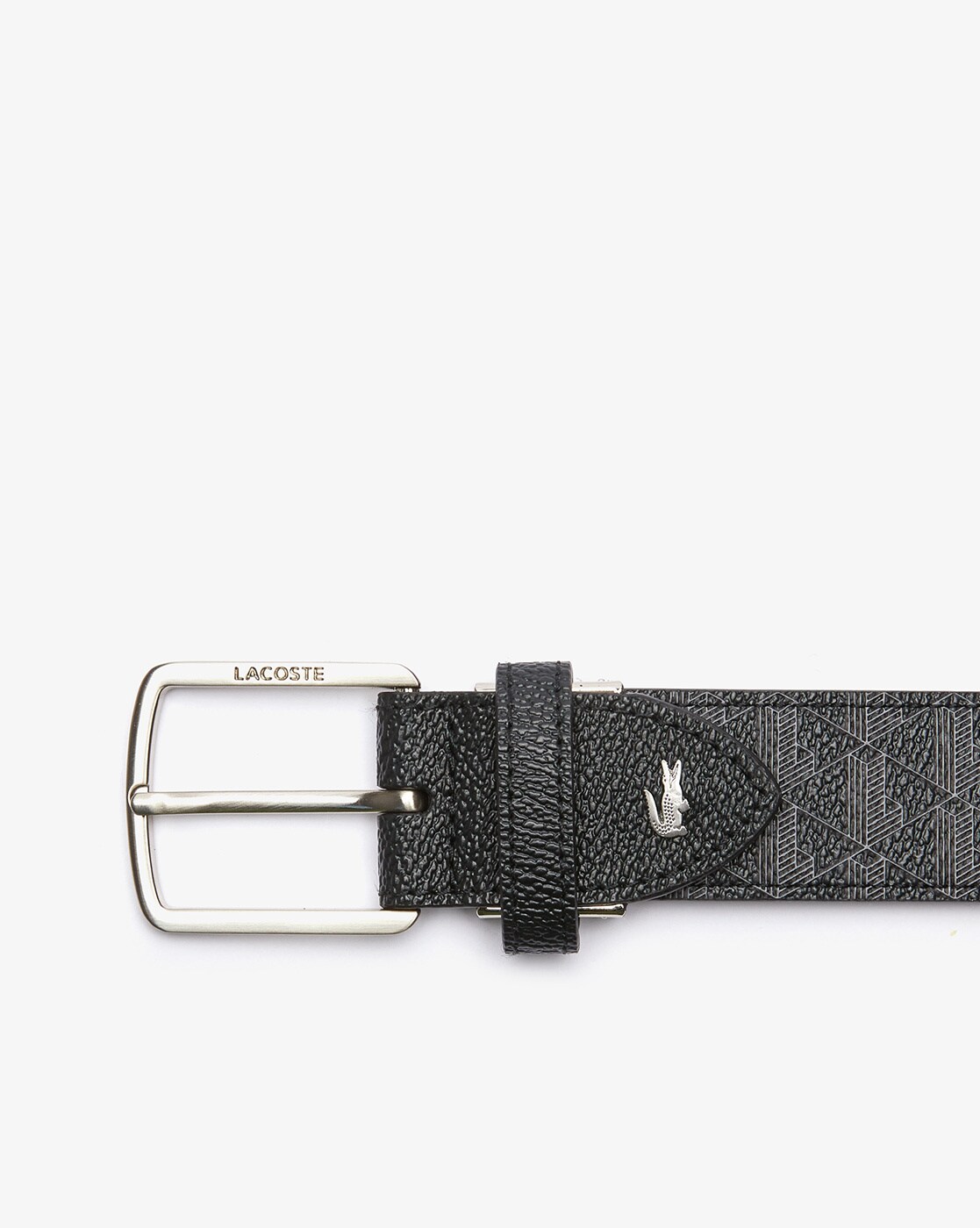 Buy Lacoste Black Monogram Tongue Buckle Belt for Men Online @ Tata CLiQ  Luxury