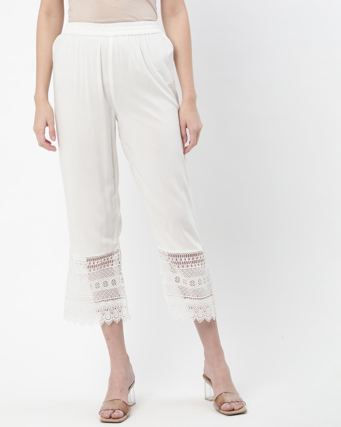 Buy Pants with Lace Hems Online at Best Prices in India  JioMart