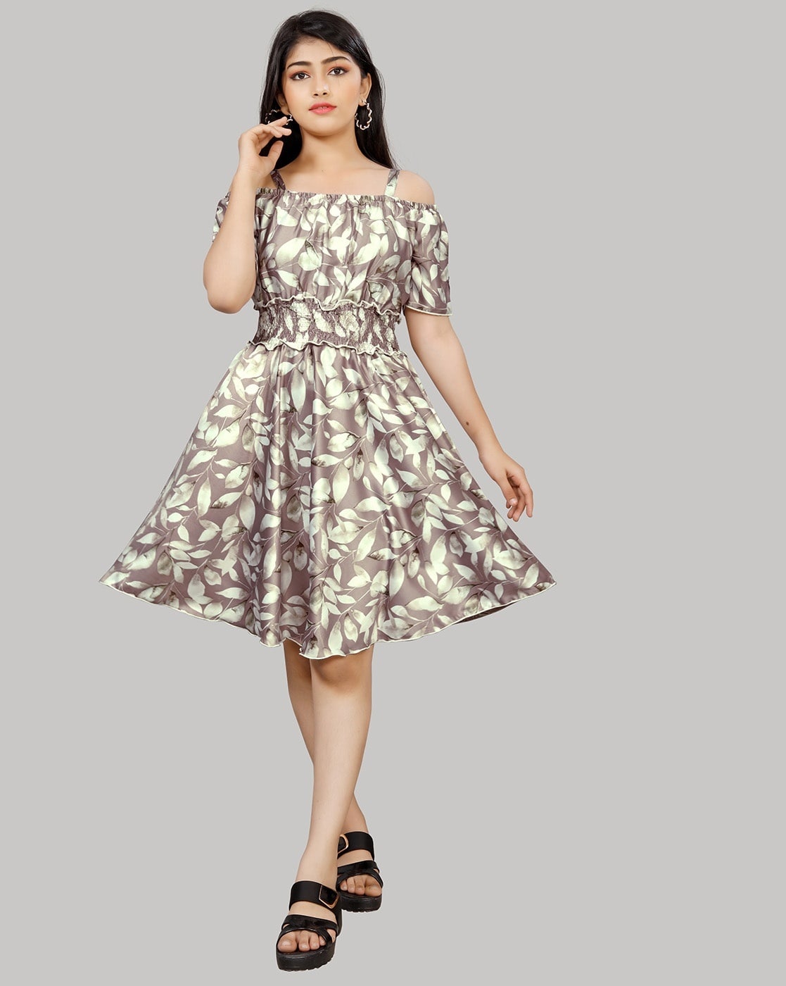 Buy Georgette Dresses for Women by Btd Fashion Online | Ajio.com