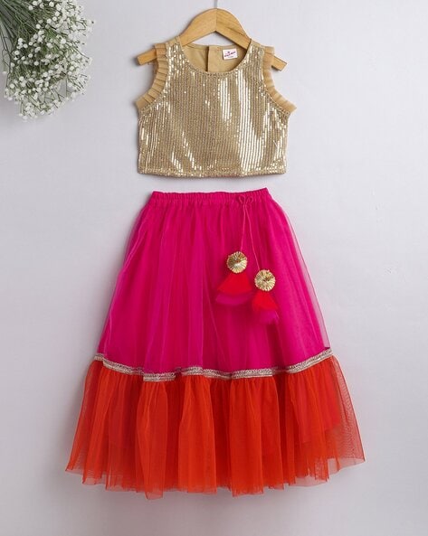 Mirror Ethnic Lehenga Choli - Buy Mirror Ethnic Lehenga Choli online in  India