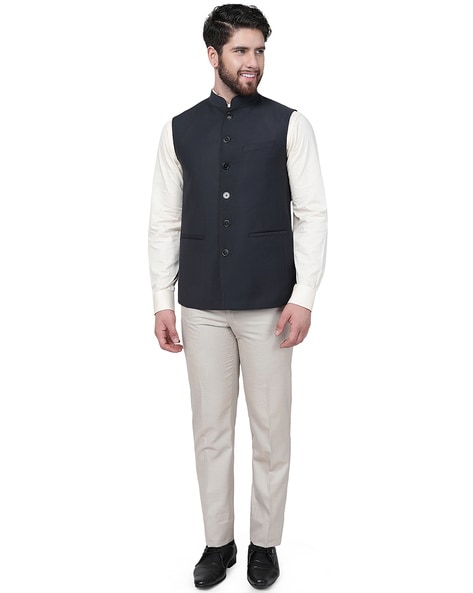 Nehru Jacket (Brocade)+ Pant + Shirt | Indian men fashion, Designer clothes  for men, Fashion suits for men