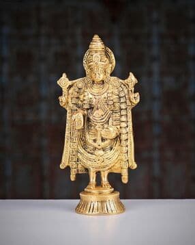 Brass Tirupati Balaji Murti-image-41