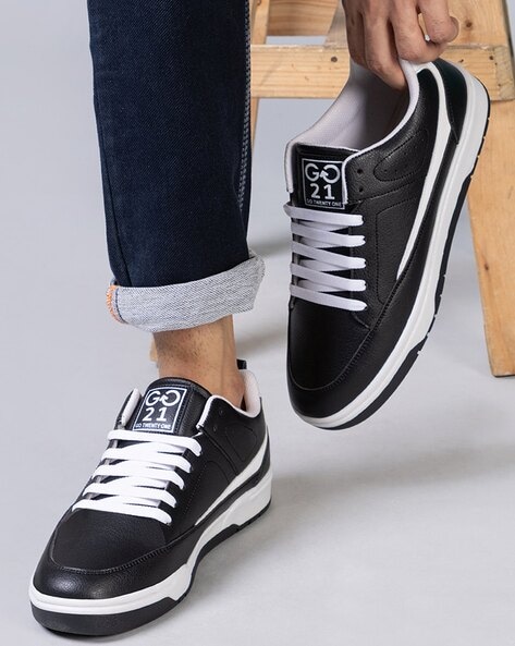 Buy Black Sneakers for Men by GO21 Online
