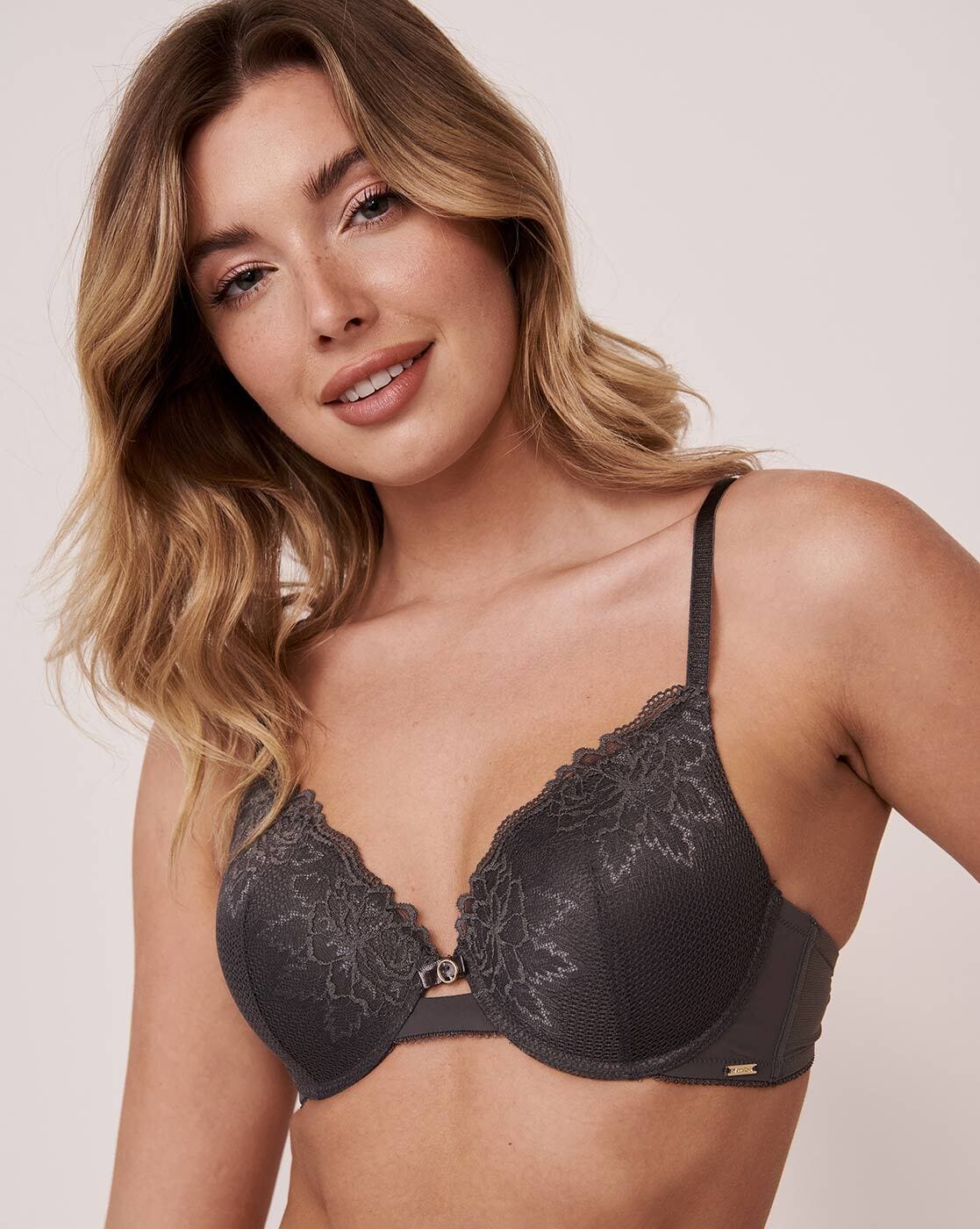 Buy La Vie En Rose Lace Under-Wired Lightly-Padded Bra