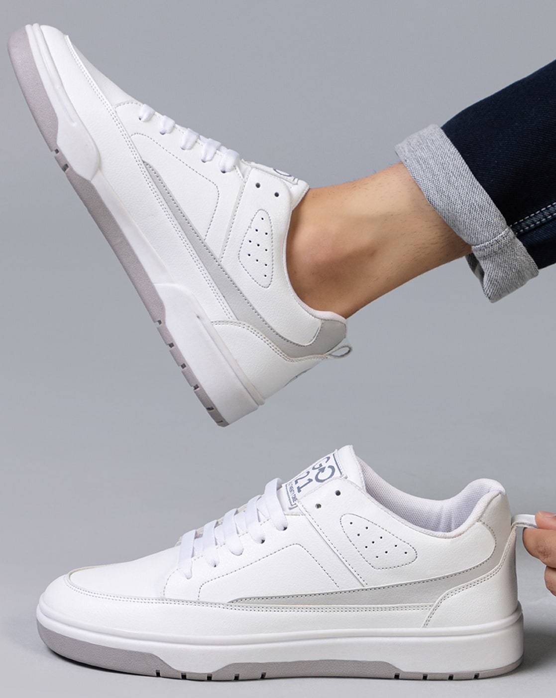 Buy White Sneakers for Men by Revs Online | Ajio.com