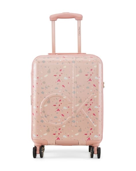 Unisex Terrazzo Island Hard Trolley Bag Cabin