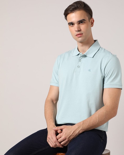 Buy Blue Tshirts Men by Calvin Klein Jeans Online | Ajio.com