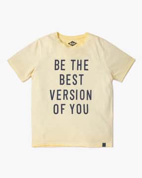 lee cooper Typographic Print Round-Neck T-Shirt-picture-25