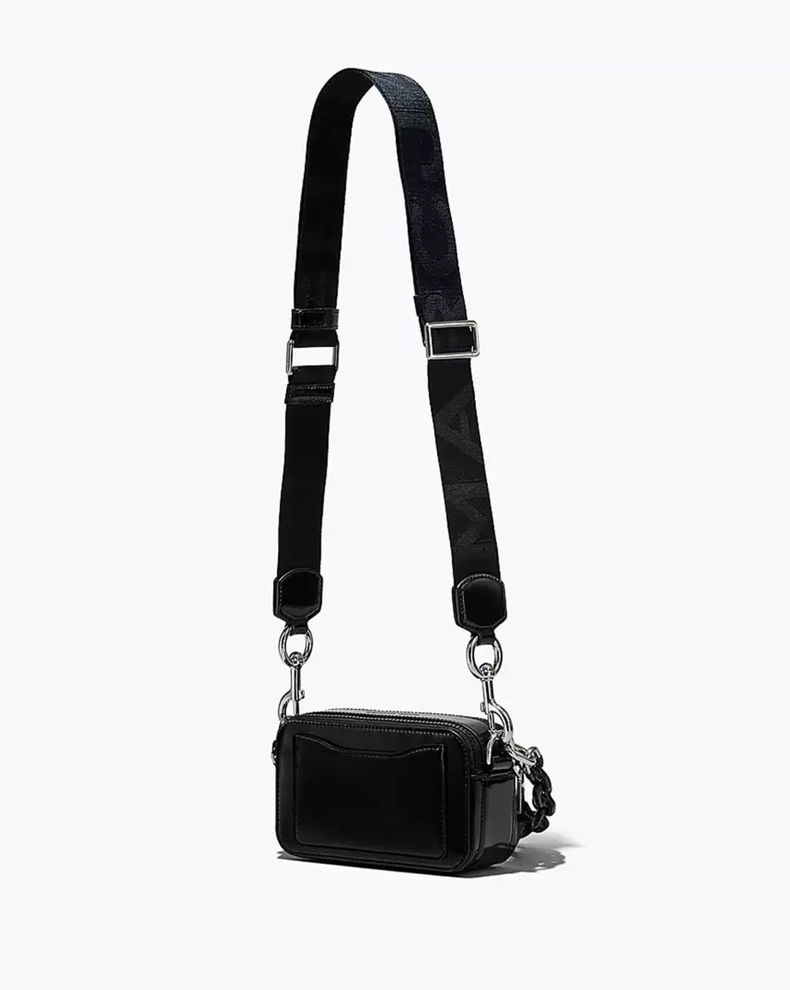 MARC JACOBS: The Snapshot bag in saffiano leather - Black  Marc Jacobs  crossbody bags H121L01PF21 online at
