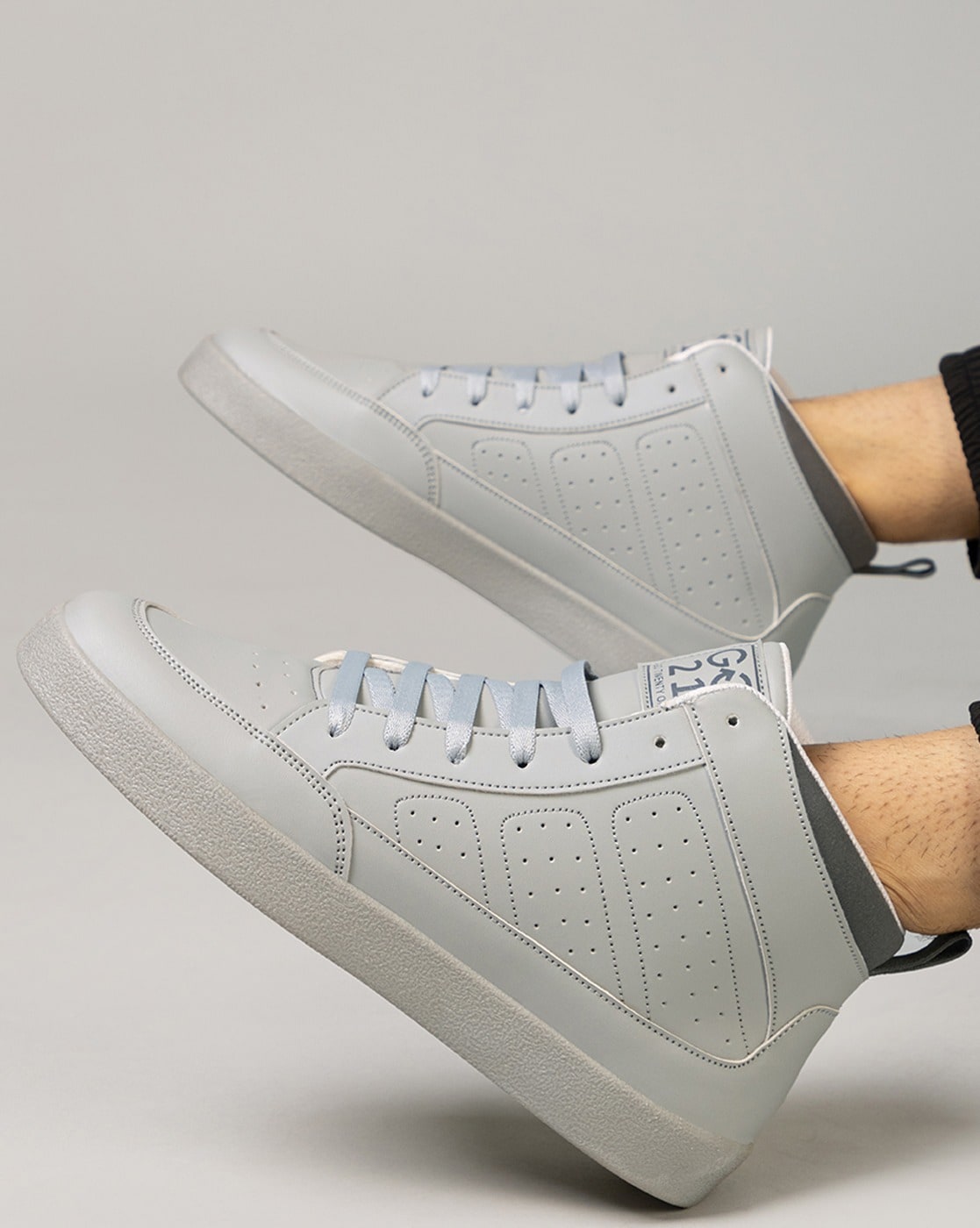Buy SOLEPLAY by Westside Dark Grey Bumper Sneakers for Online @ Tata CLiQ