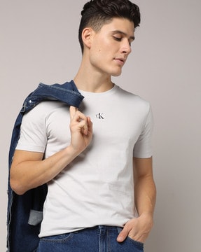 Buy Grey Tshirts for Men by Calvin Klein Jeans Online Ajio