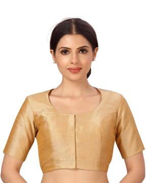 studio shringaar Textured Front-Open Blouse-picture-34