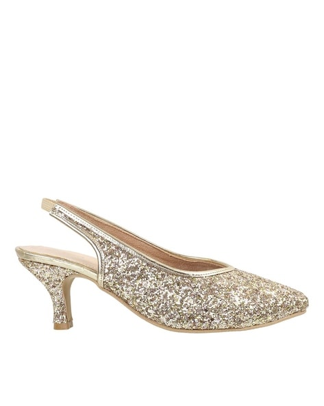 Buy Eridani Embellished Gold Roisin Heels Online