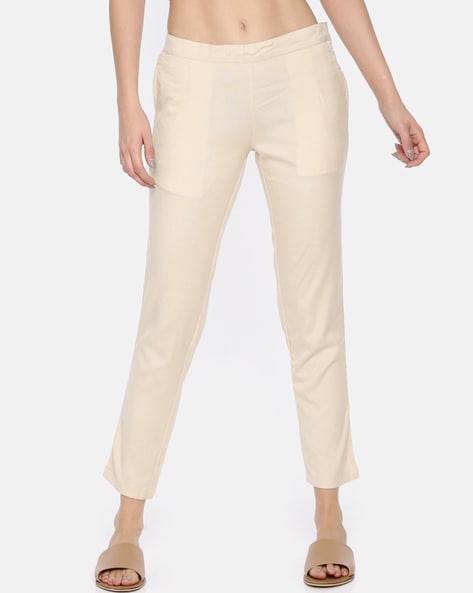 Buy FabAlley Olive Belted High Waist Flared Trousers 2024 Online | ZALORA  Singapore