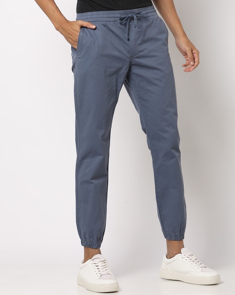 Flat-Front Slim Fit Jogger Pants