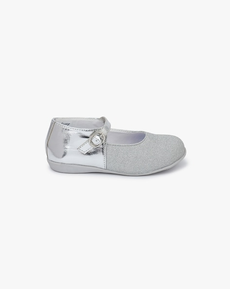 Silver discount mary janes