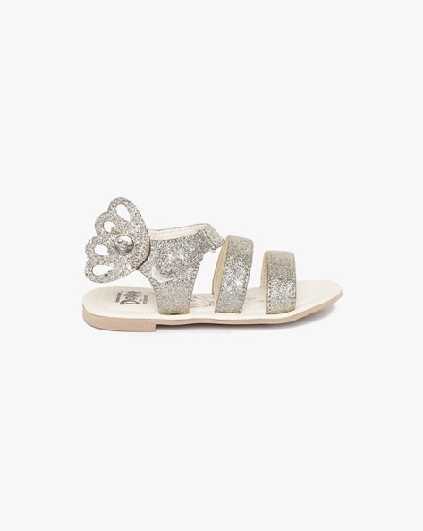 Girls best sale glitter sandals