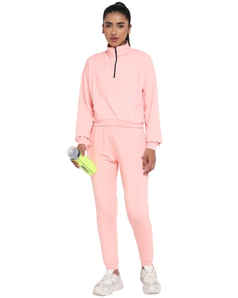 Adidas best sale peach tracksuit