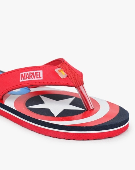 Captain america best sale flip flops