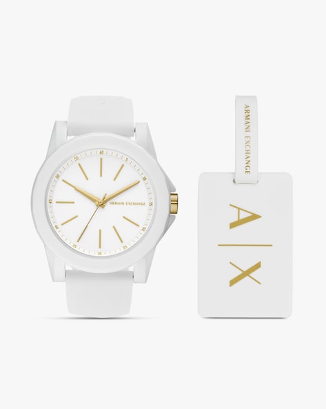 Women Analogue White Watch - AX7126