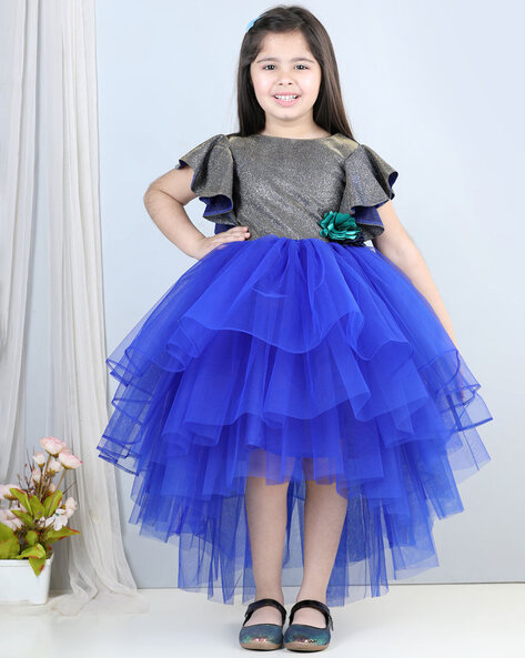 Custom Royal Blue Off Shoulder Royal Blue Childrens Dress For Mother And  Daughter Perfect For Prom, Pageants, And Special Occasions From Yier63,  $86.69 | DHgate.Com