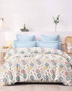 Homewards Aztec double bed Comforter 150 GSM AC comfortor size 216x230cm-picture-44